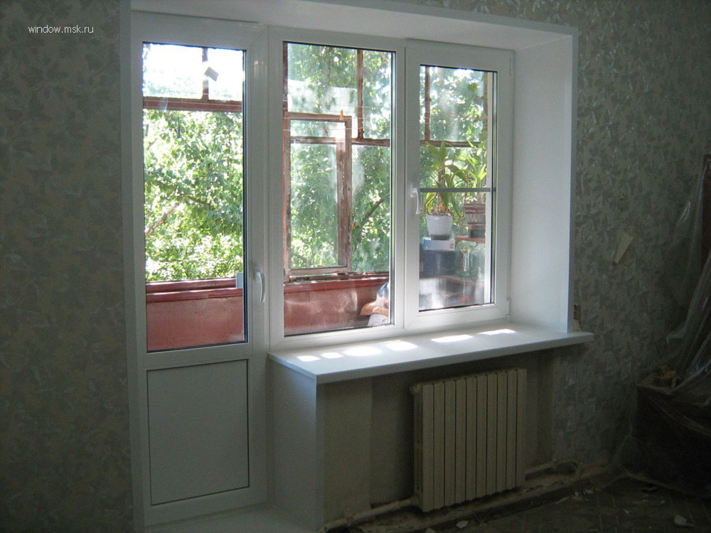 Установка подоконников на пластиковые окна в Ярославле